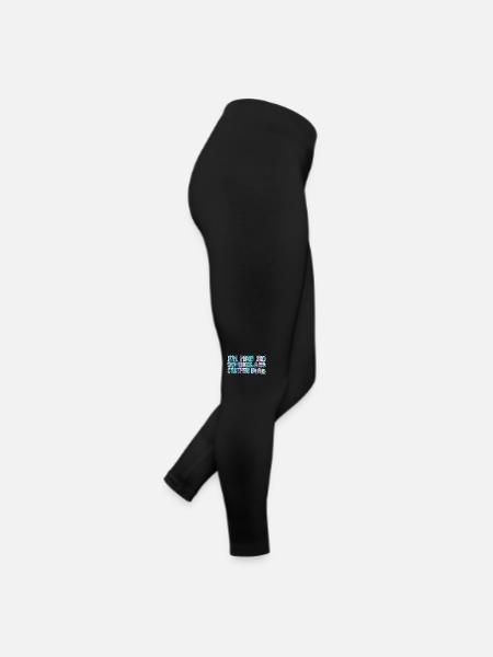 süß geburtstag cooler spruch schokolade geschenk - Frauen Jersey Leggings - Schwarz - Rechts