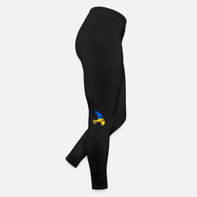 Ukraine Taube Frauen Jersey Leggings