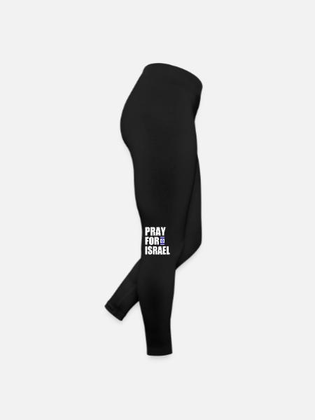 Pray for israel - Legging en jersey Femme - noir - Droite