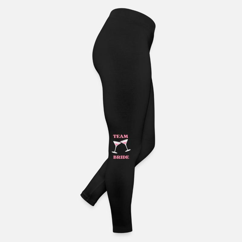 Team Bride - Cocktails Frauen Jersey Leggings