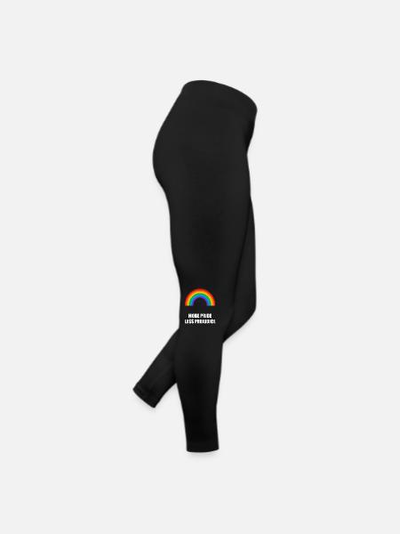 Plus d’orgueil, moins de préjugés - Legging en jersey Femme - noir - Droite