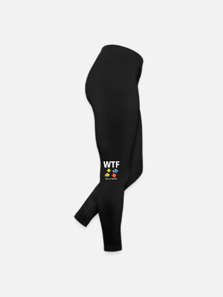 T-shirt WTF - Où est le poisson ? DIVERS - Legging en jersey Femme - noir - Droite
