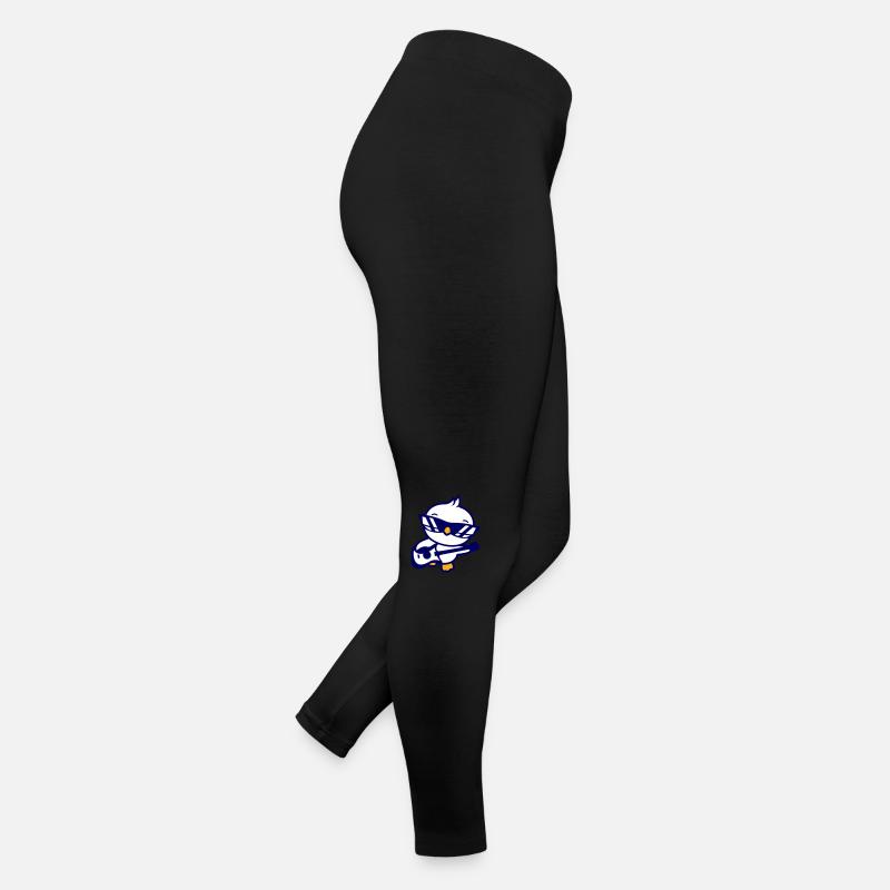 Chick Bird Duck Playing Guitar Music Guitarist Women’s Jersey Leggings
