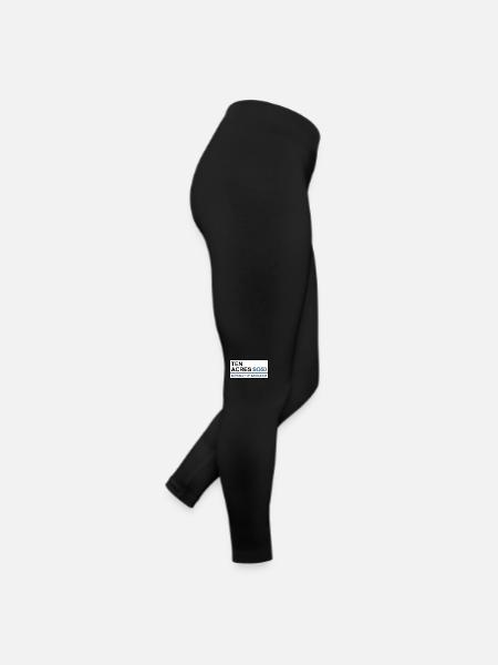 Eastleigh Ten Acres Iconic Street Sign - Women’s Jersey Leggings - black - Right