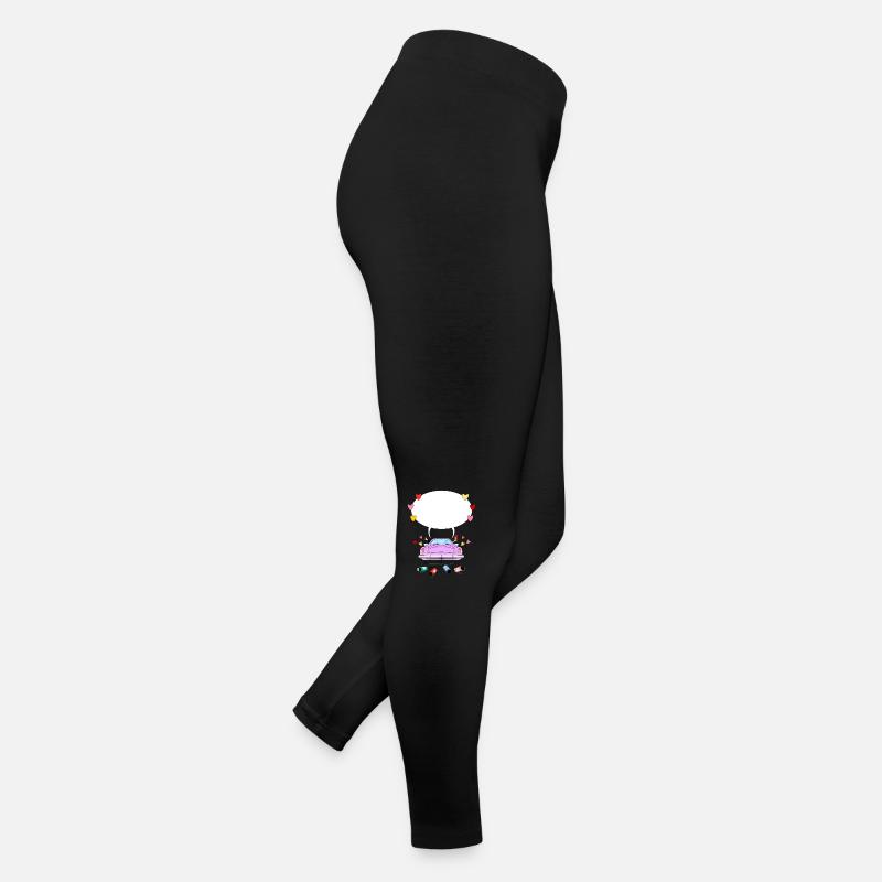Voiture de mariage avec bulle de dialogue en rose Legging en jersey Femme