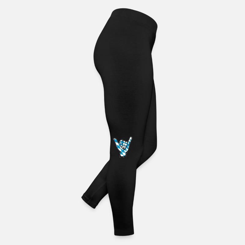 Icône du surf du drapeau de la Bavière Legging en jersey Femme