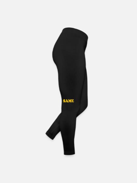 Same - Frauen Jersey Leggings - Schwarz - Rechts