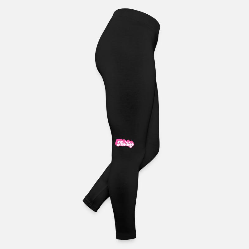 thirty birthday -30e anniversaire rétro rose Legging en jersey Femme
