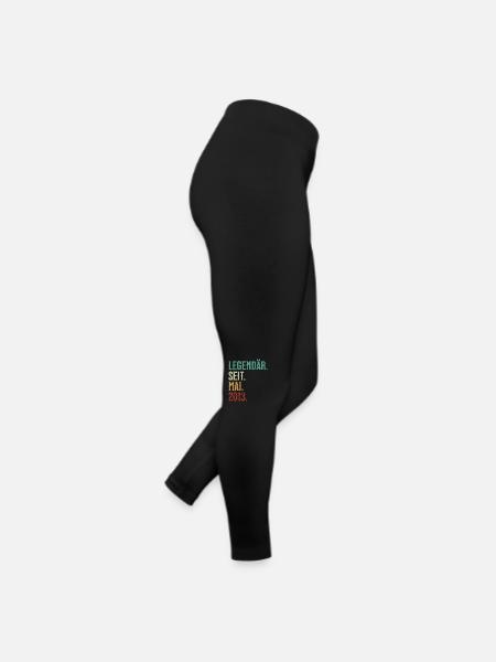 Legendär. Seit. Mai. 2013. Retro Birthday - Frauen Jersey Leggings - Schwarz - Rechts