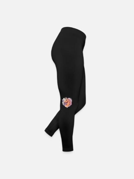 Horse - Women’s Jersey Leggings - black - Right
