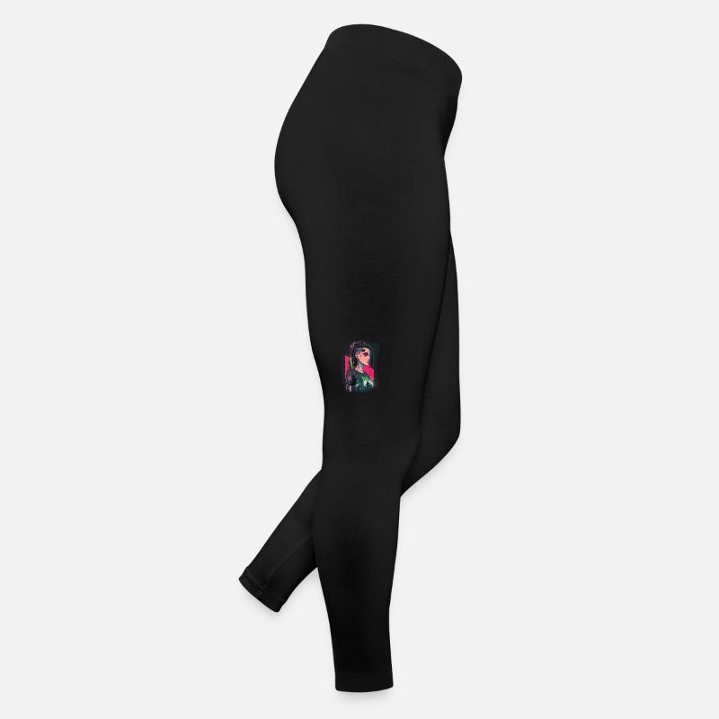 Futuristic Girl das ideale Geschenk für Tech-Nerds Frauen Jersey Leggings