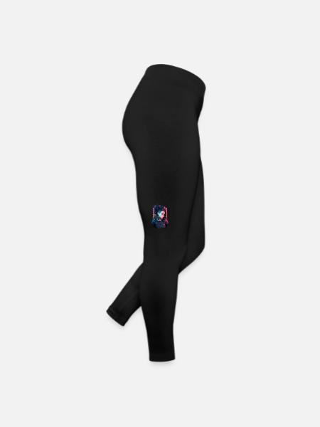 A Amazing Looking Futuristic Girl l’excellente - Legging en jersey Femme - noir - Droite