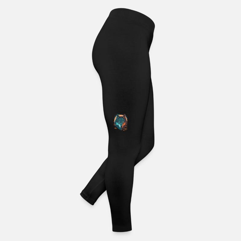 Amazing Design of a Wolf Women’s Jersey Leggings