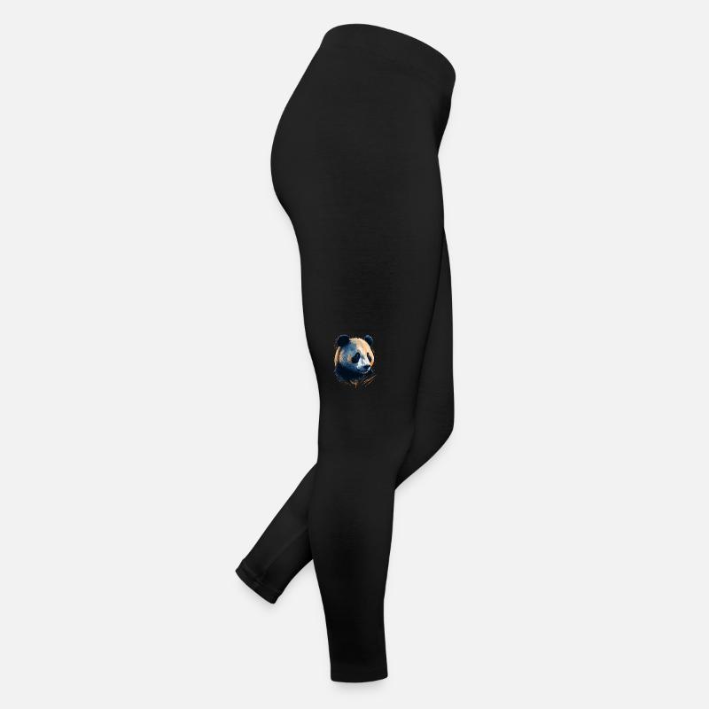 Panda Bear Gift Idea Women’s Jersey Leggings
