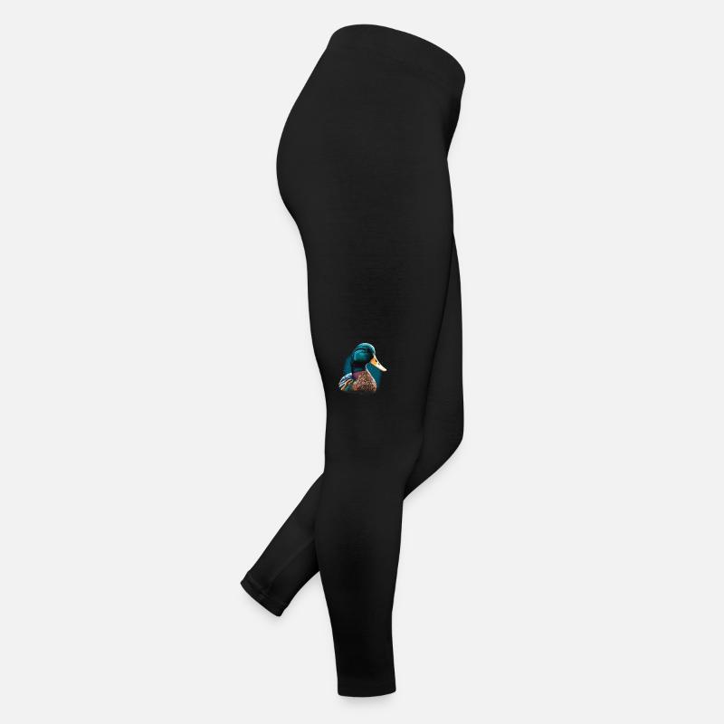 Illustration de tête de canard Legging en jersey Femme