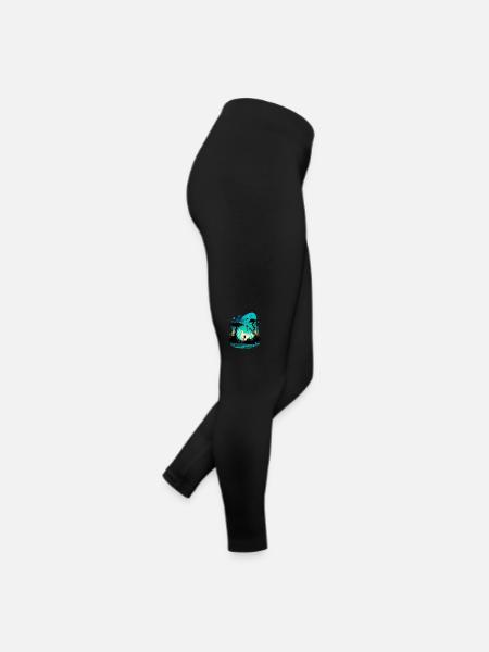 voyager - Legging en jersey Femme - noir - Droite