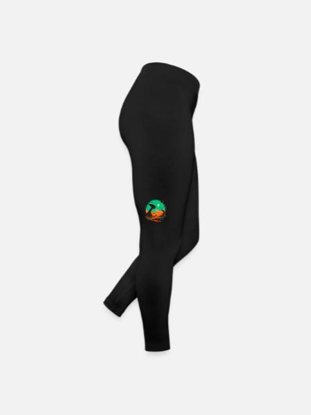 Les extraterrestres sont Everywere - Legging en jersey Femme - noir - Droite