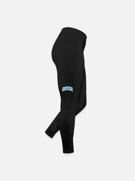 Geringverdiener - Frauen Jersey Leggings - Schwarz - Rechts