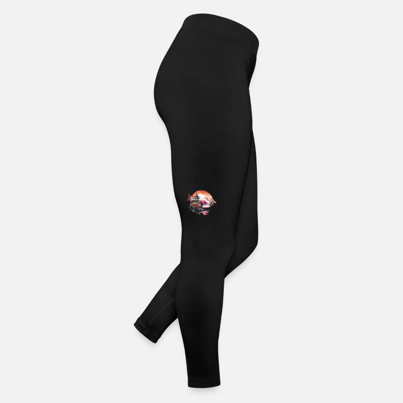 Japanese Temple on Mountain Women’s Jersey Leggings