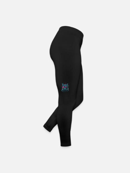 Dj Cat - Legging en jersey Femme - noir - Droite