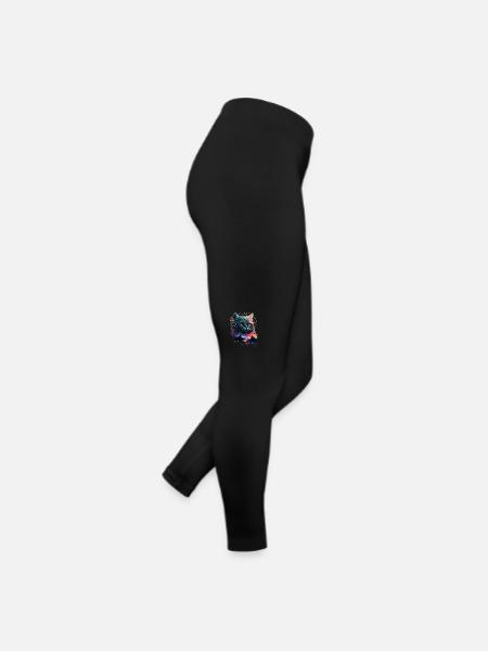 Chat de jeu - Legging en jersey Femme - noir - Droite