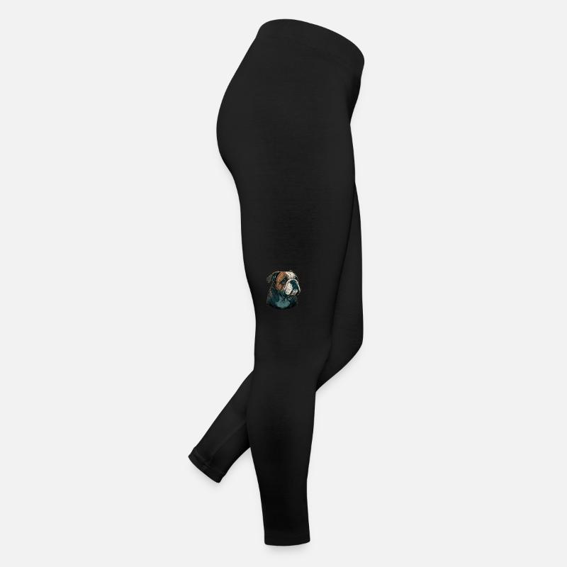 Adorable Bulldog Women’s Jersey Leggings