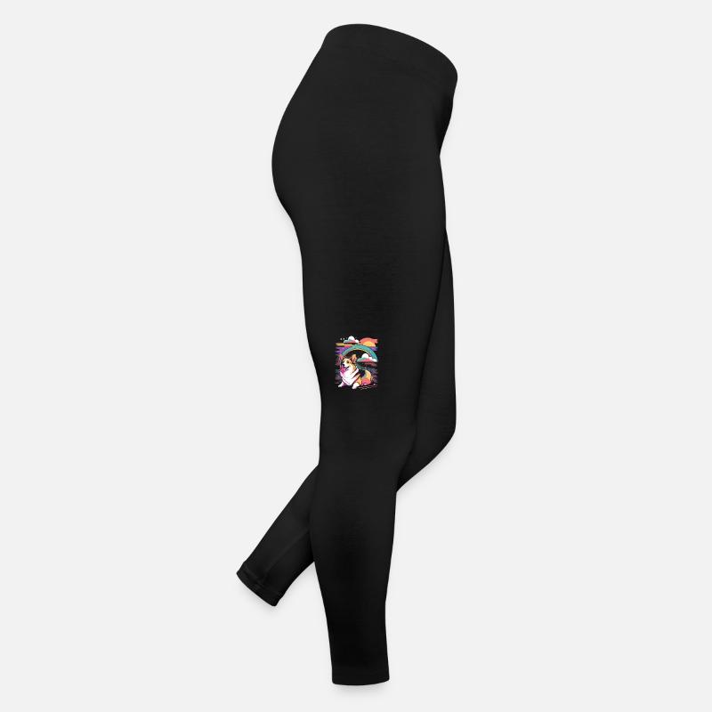 Corgi coloré Legging en jersey Femme