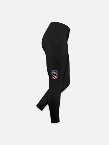 Berger allemand États-Unis - Legging en jersey Femme - noir - Droite