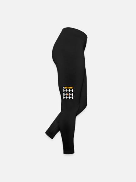 Brazilian Jiu-Jitsu be different - Women’s Jersey Leggings - black - Right