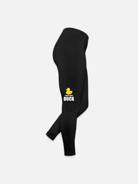 I don't give a Duck - Women’s Jersey Leggings - black - Right