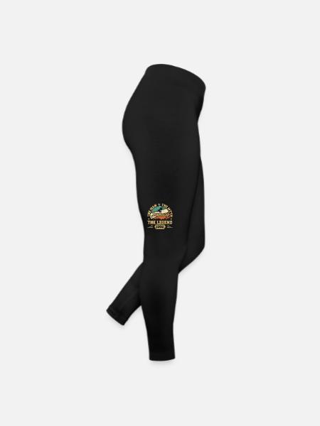 Les légendes sont nées en janvier 1992 - Legging en jersey Femme - noir - Droite