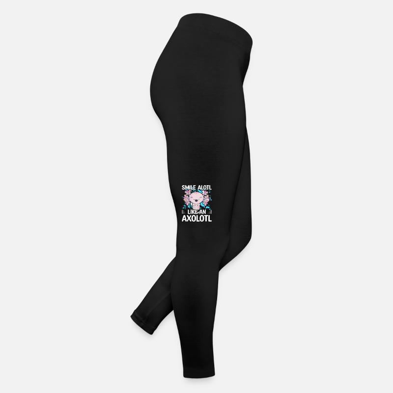 Smile alotl like an Axolotl Women’s Jersey Leggings