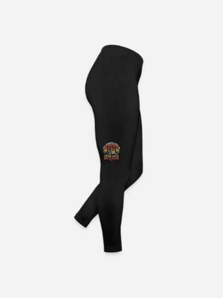 Les Légendes Sont Nées En Avril 1971 Cadeau 1971 - Legging en jersey Femme - noir - Droite