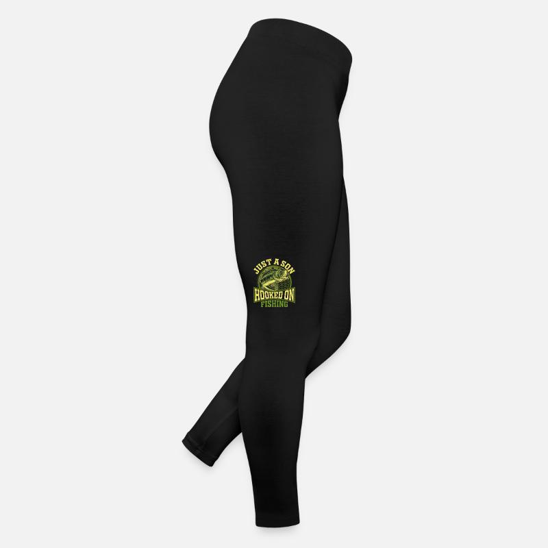 Just a Son hooked on Fishing Women’s Jersey Leggings