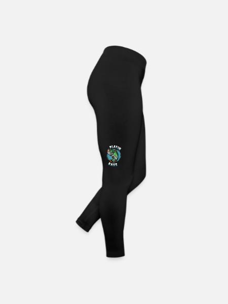 Jouer de la basse - Legging en jersey Femme - noir - Droite