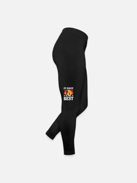 My Daddy is the Best - Women’s Jersey Leggings - black - Right
