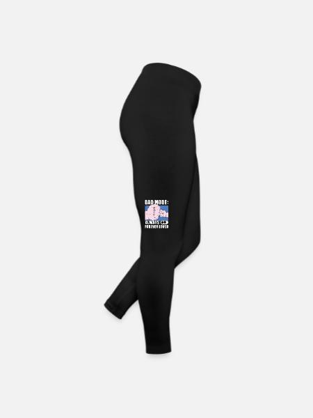 Mode papa toujours actif Aimé pour toujours - Legging en jersey Femme - noir - Droite