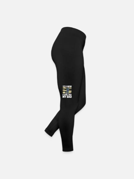Oui, je sais que je ressemble à mon père - Legging en jersey Femme - noir - Droite