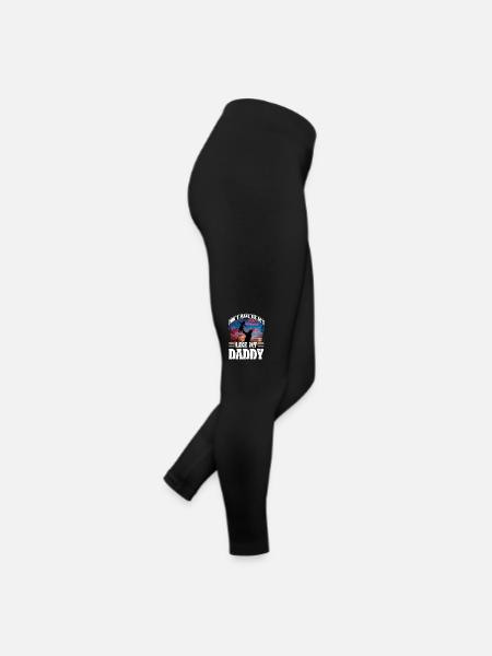 Zwinge mich nicht, mich wie mein Vater zu verhalten - Frauen Jersey Leggings - Schwarz - Rechts