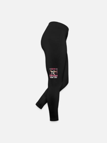 À l’époque de ma tante Capoeira - Legging en jersey Femme - noir - Droite