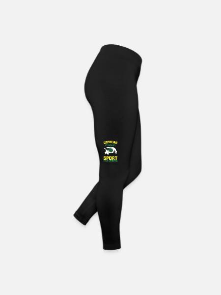 La capoeira, ce n’est pas seulement un sport, c’est un style de vie - Legging en jersey Femme - noir - Droite