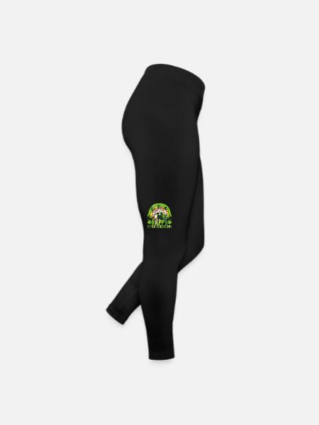 Happy St Catricks Day - Women’s Jersey Leggings - black - Right