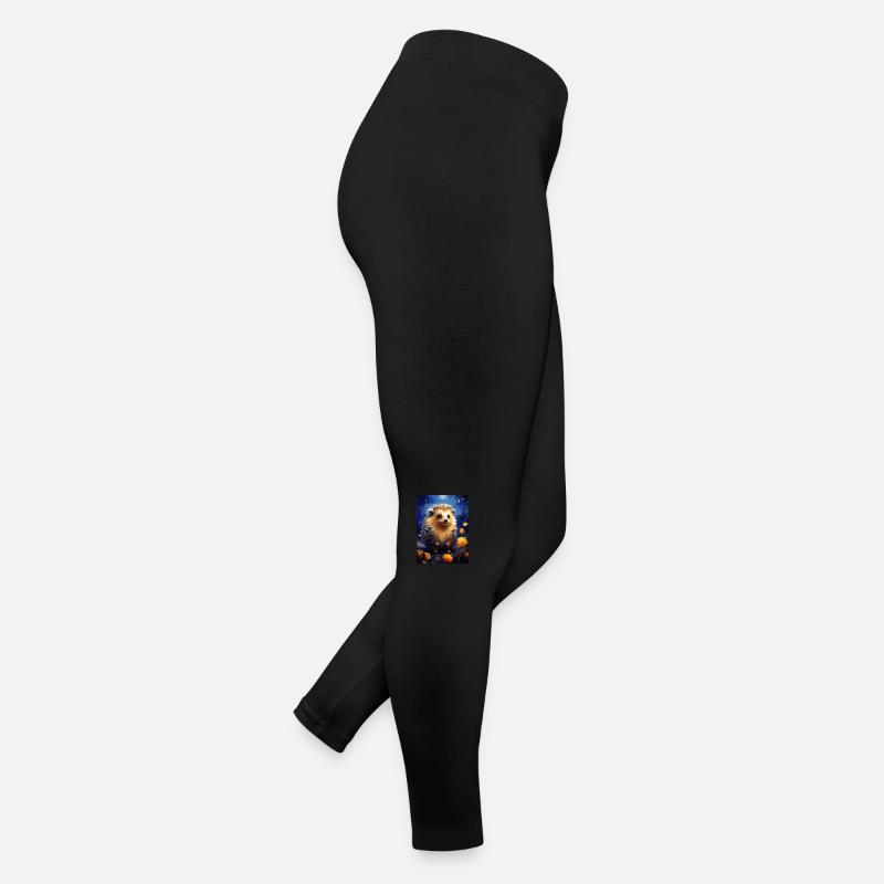 Hedgehog, Van Gogh, Starry Night, Animal Women’s Jersey Leggings