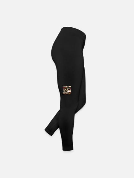 May 2018 May - Jubilee May 2018 - Women’s Jersey Leggings - black - Right