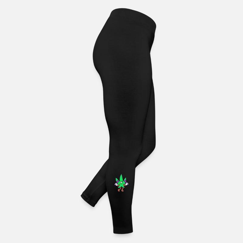 Der Bloom - Dancing Bloom Weed Cannabis Marihuana Frauen Jersey Leggings
