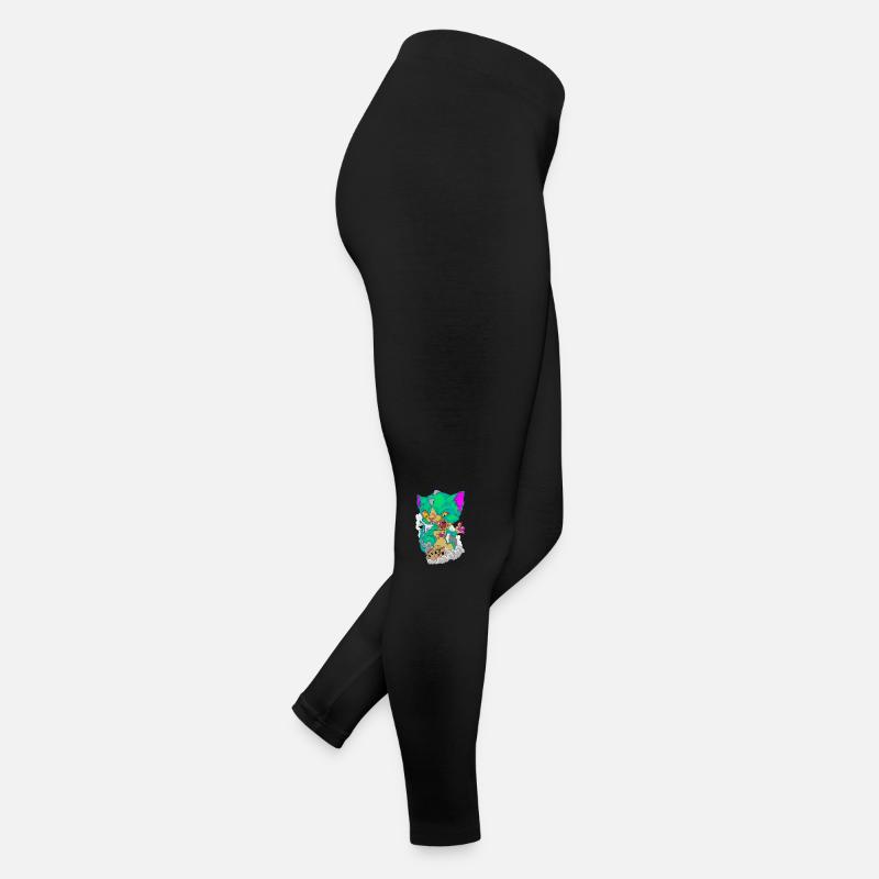 Katze Kitten Monster Cat Women’s Jersey Leggings