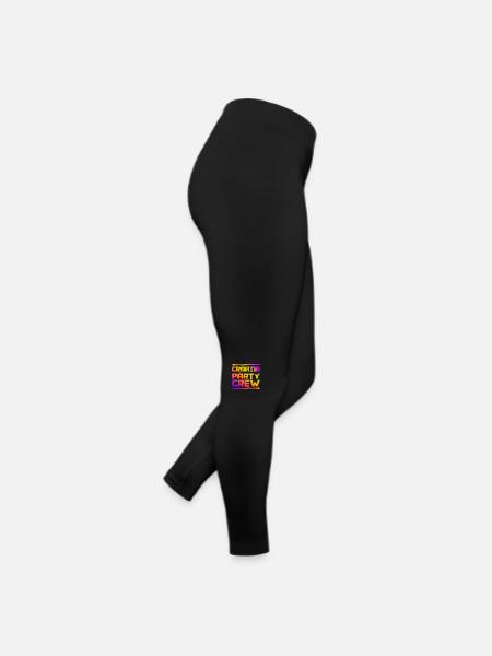 Croatia Party Crew Colorful - Women’s Jersey Leggings - black - Right
