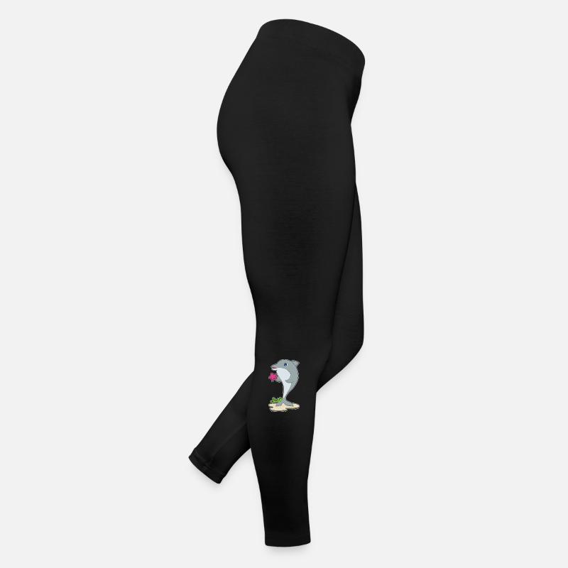 Dauphin étoile de mer Legging en jersey Femme