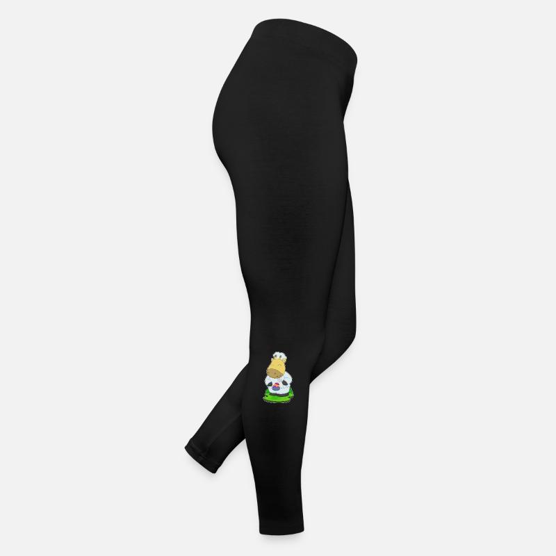 Chef de Pâques Girafe Legging en jersey Femme