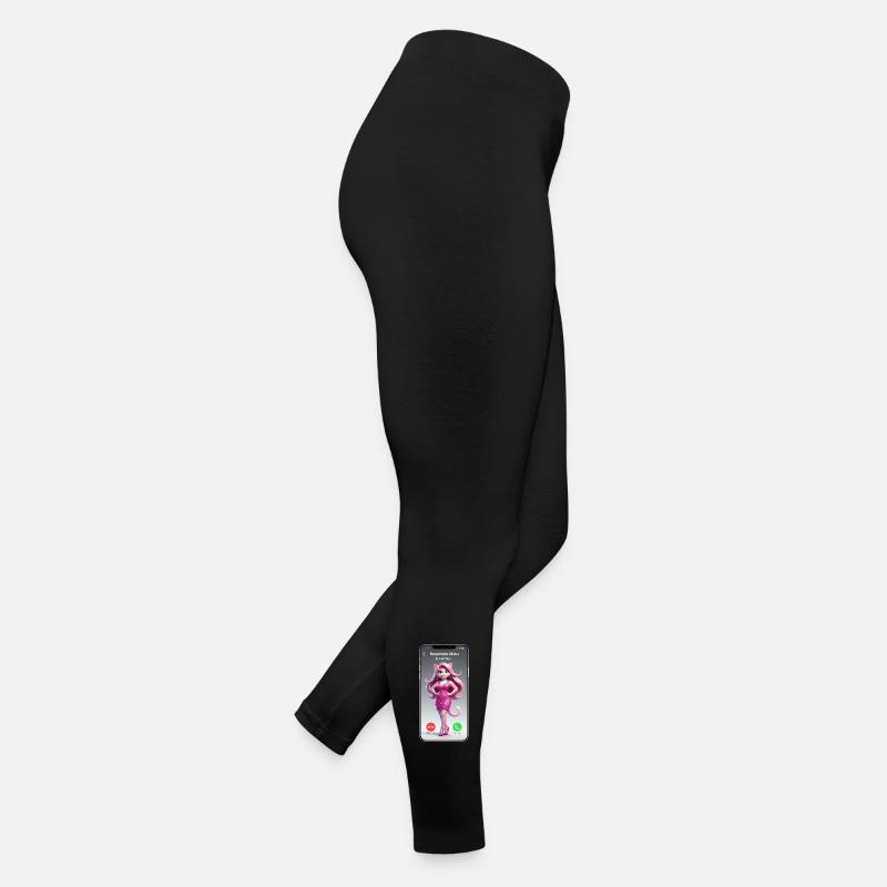 Chat Rose en appel Legging en jersey Femme